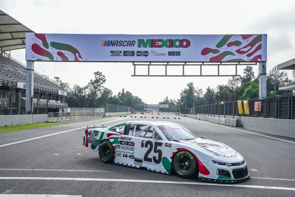 Daniel Suarez, NASCAR announcement Mexico City