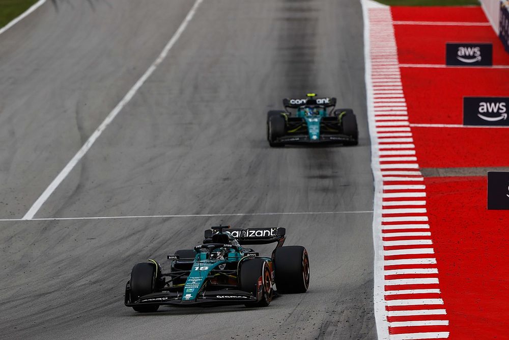 Lance Stroll, Aston Martin AMR23, Fernando Alonso, Aston Martin AMR23