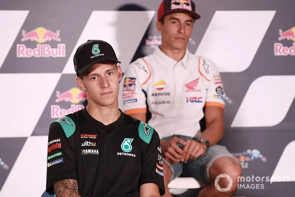 Fabio Quartararo, Petronas Yamaha SRT,  Marc Marquez, Repsol Honda Team