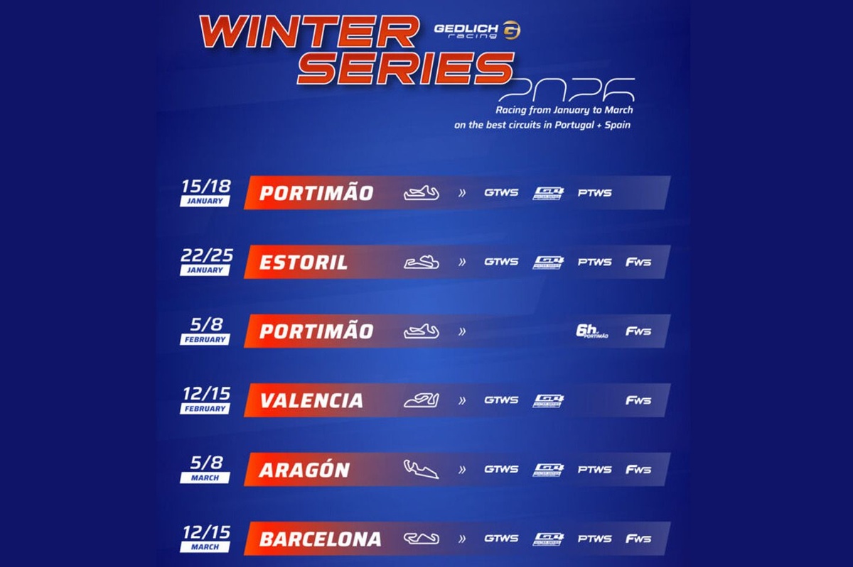 Winter Series | Gedlich Racing svela l'attesissimo calendario 2026