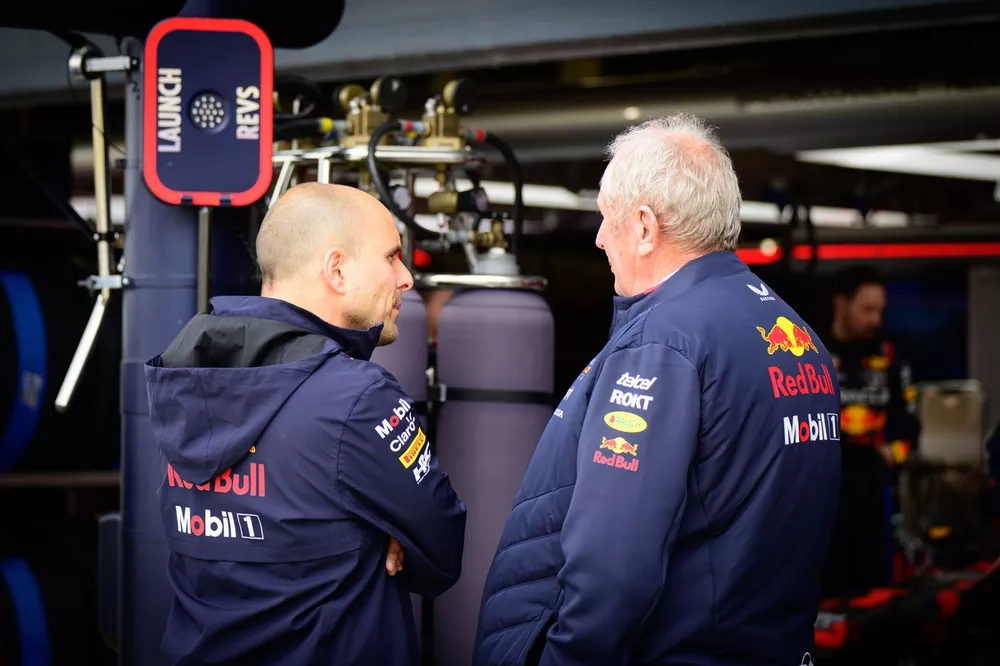 Gianpiero Lambiase, Helmut Marko Consultor Red Bull Racing