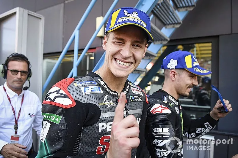 Le poleman Fabio Quartararo, Petronas Yamaha SRT