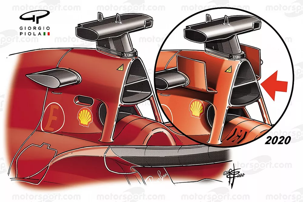 Ferrari airbox