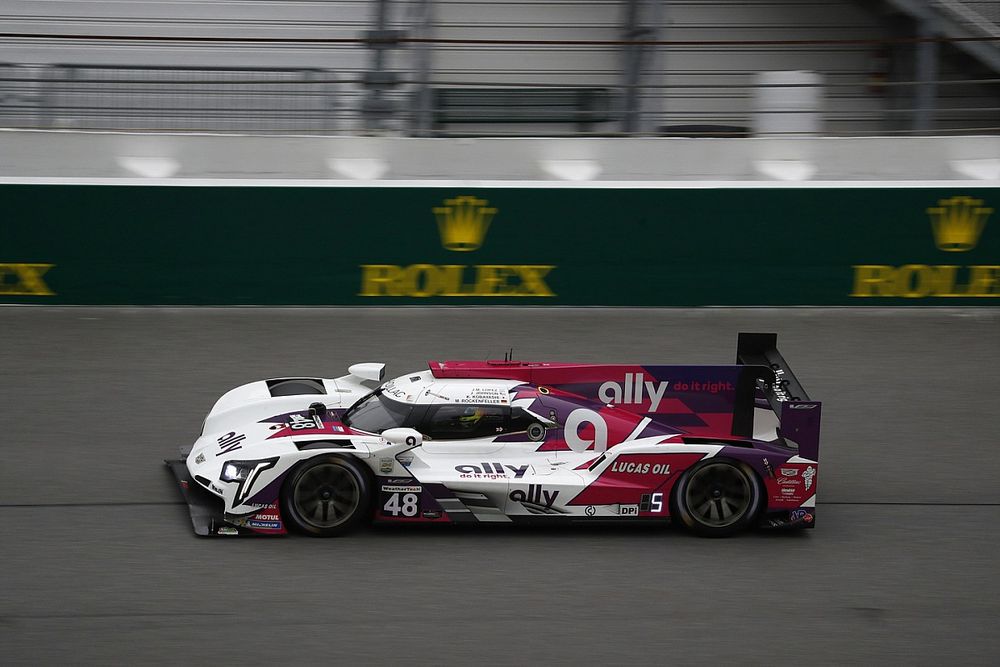 #48 Action Express Cadillac DPi: Mike Rockenfeller, Kamui Kobayashi, Jimmie Johnson, Jose Maria Lopez