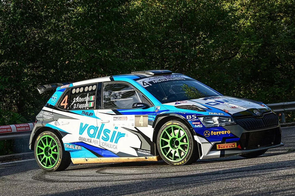 Stefano Albertini, Danilo Fappani, BS Sport, Skoda Fabia Rally2 Evo