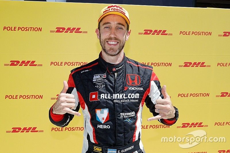 Ganador de la pole Esteban Guerrieri, ALL-INKL.COM M&uuml;nnich Motorsport Honda Civic Type R TCR