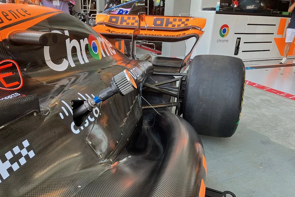 Detalle t&eacute;cnico del McLaren MCL60