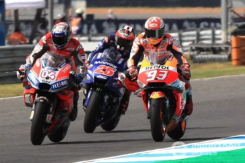 Andrea Dovizioso, Ducati Team, Marc Marquez, Repsol Honda Team, Maverick Vi&ntilde;ales, Yamaha Factory Racing