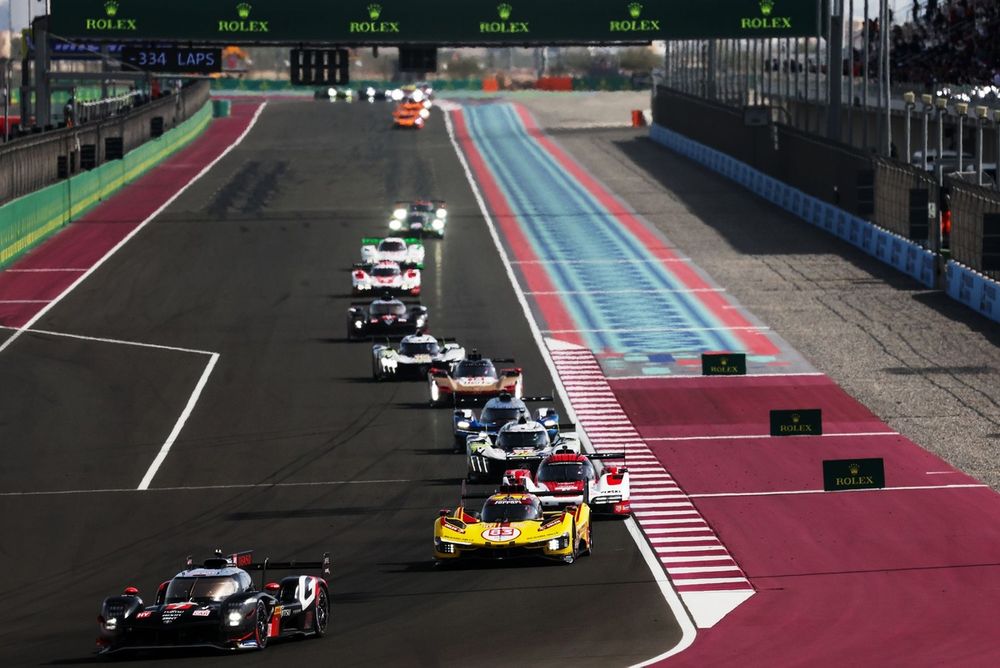 #7 Toyota Gazoo Racing Toyota GR010 - Hybrid: Mike Conway, Kamui Kobayashi, Nyck De Vries, #83 AF Corse Ferrari 499P: Robert Kubica, Yifei Ye, Philip Hanson