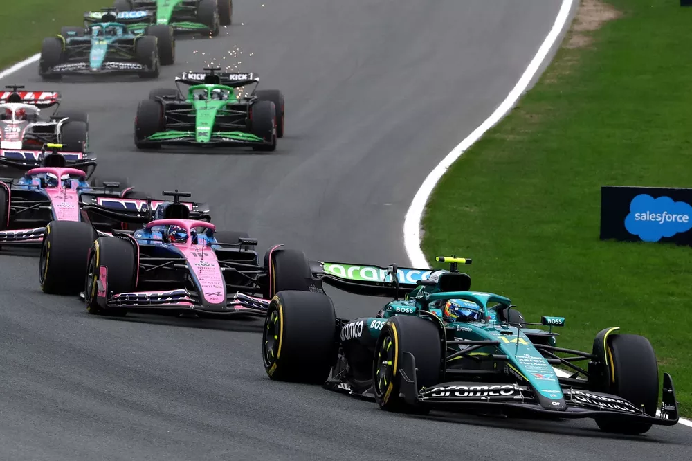 Fernando Alonso, Aston Martin Racing, Pierre Gasly, Alpine, Franco Colapinto, Alpine