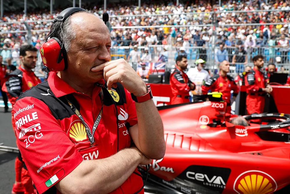 Frederic Vasseur, Director del equipo y Director General de la Scuderia Ferrari