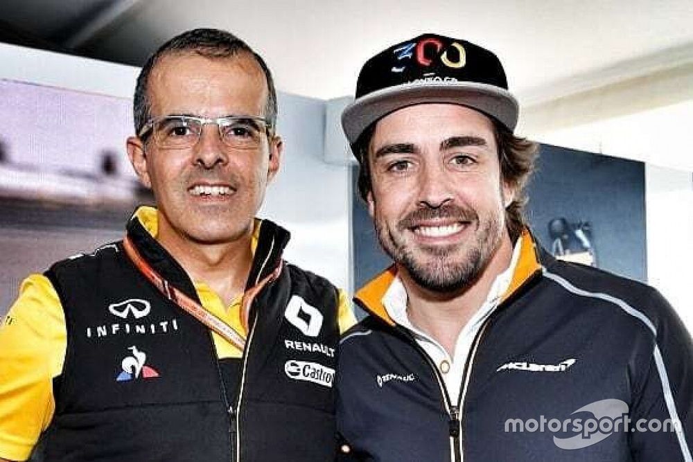 Ricardo Penteado e Fernando Alonso em 2018