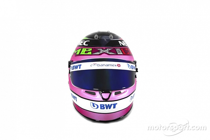 GALERÍA: el casco de Pérez para el GP de México
