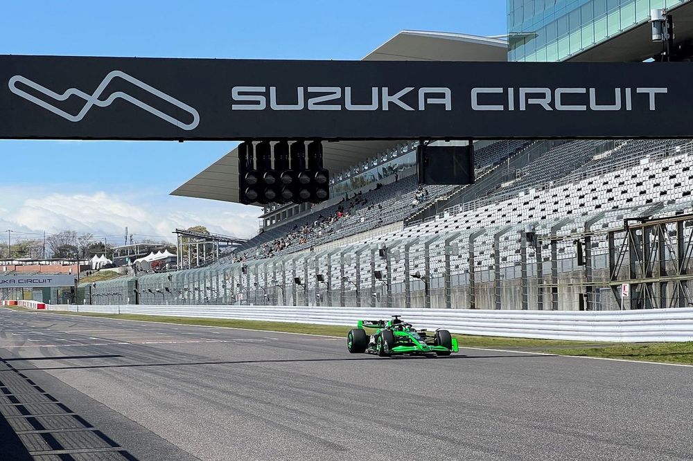 Valtteri Bottas, Kick Sauber C44, test de Pirelli en Suzuka