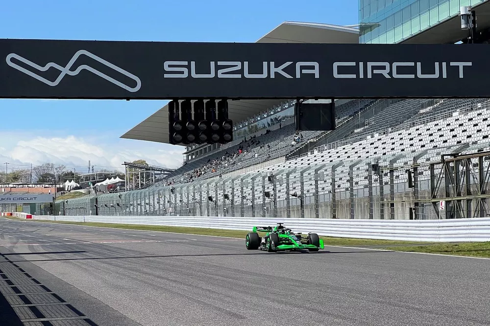 Valtteri Bottas, Kick Sauber C44, test de Pirelli en Suzuka