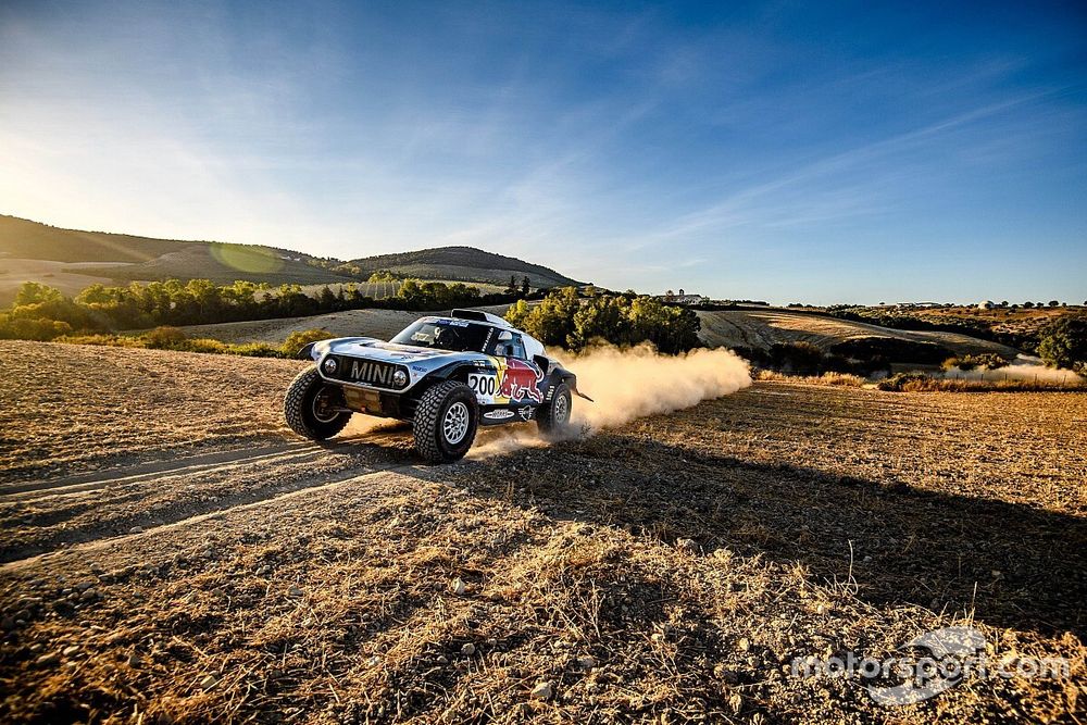 Carlos Sainz, Lucas Cruz, MINI X-Raid buggy