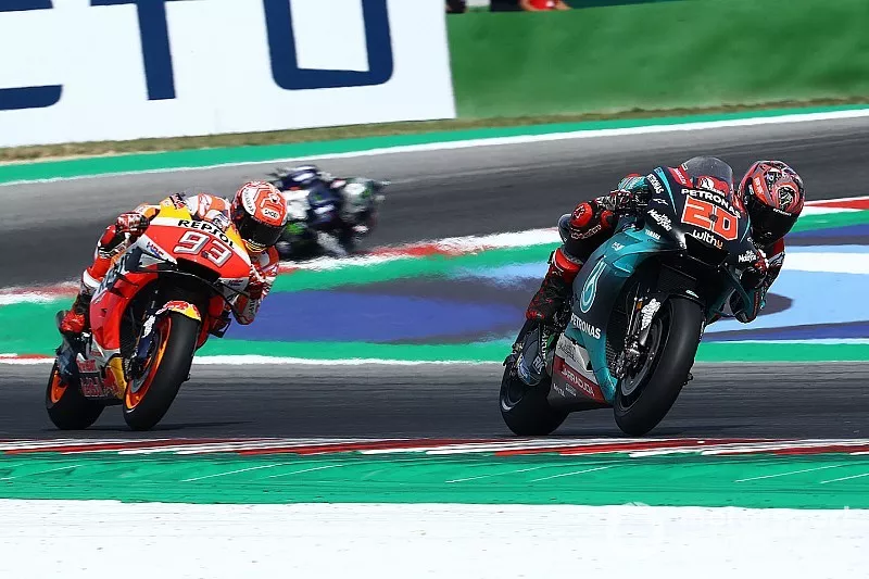 Fabio Quartararo, Petronas Yamaha SRT, Marc Marquez, Repsol Honda Team