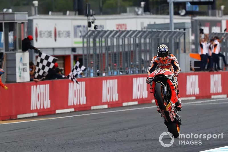 Le vainqueur Marc Marquez, Repsol Honda Team