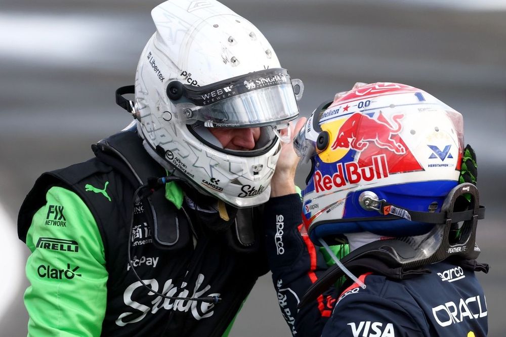 Nico Hulkenberg, Sauber, Max Verstappen, Red Bull Racing