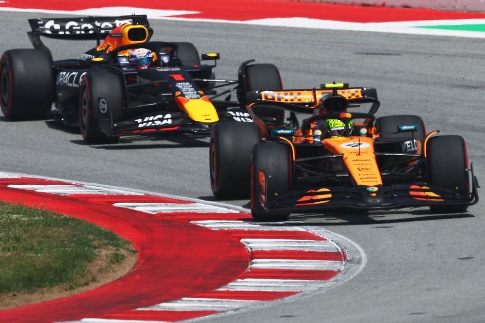 Lando Norris, McLaren, Max Verstappen, Red Bull Racing