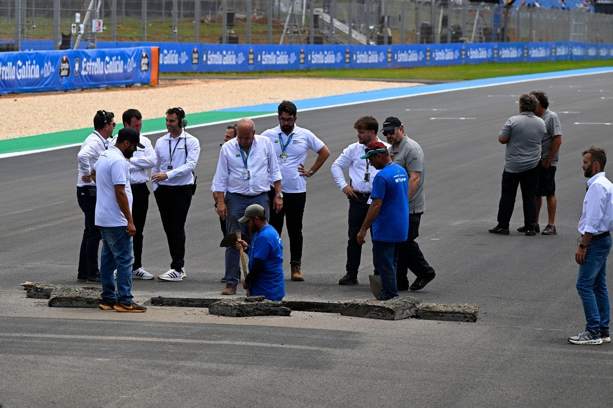 Diretor da MotoGP diz que problema com buraco foi "inesperado", mas elogia resposta rápida da organização