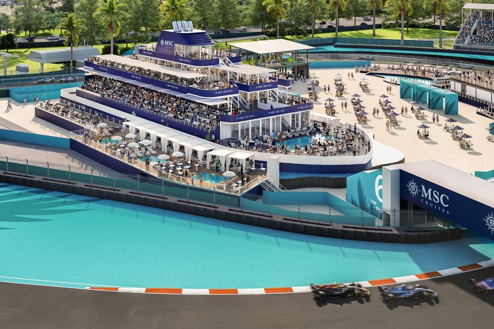 MSC Yacht Club bij de GP van Miami
