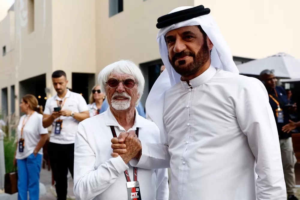 Bernie Ecclestone et Mohammed ben Sulayem