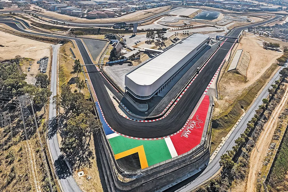 Overzicht van Kyalami