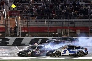 The Double DNF: Kyle Larson's day ends in a Coke 600 pile-up