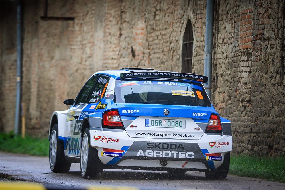 Jan Kopeck&yacute;, Jan Hlou&scaron;ek, Skoda Fabia Rally2 evo