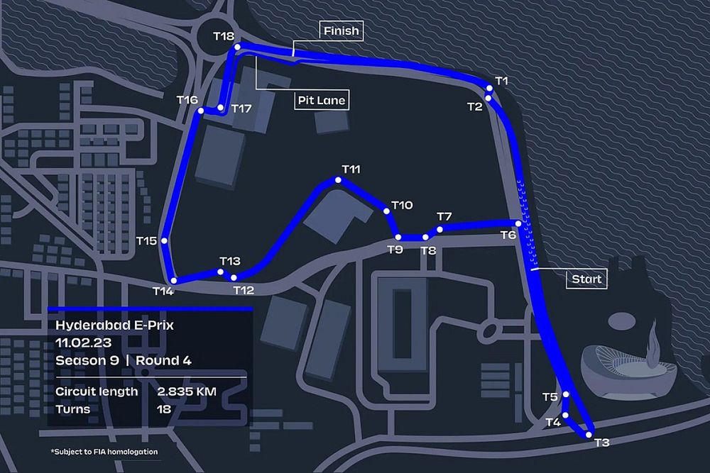 Hyderabad Street Circuit, India