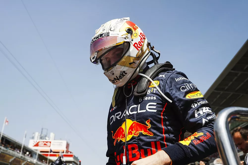 Max Verstappen, Red Bull Racing, on the grid 