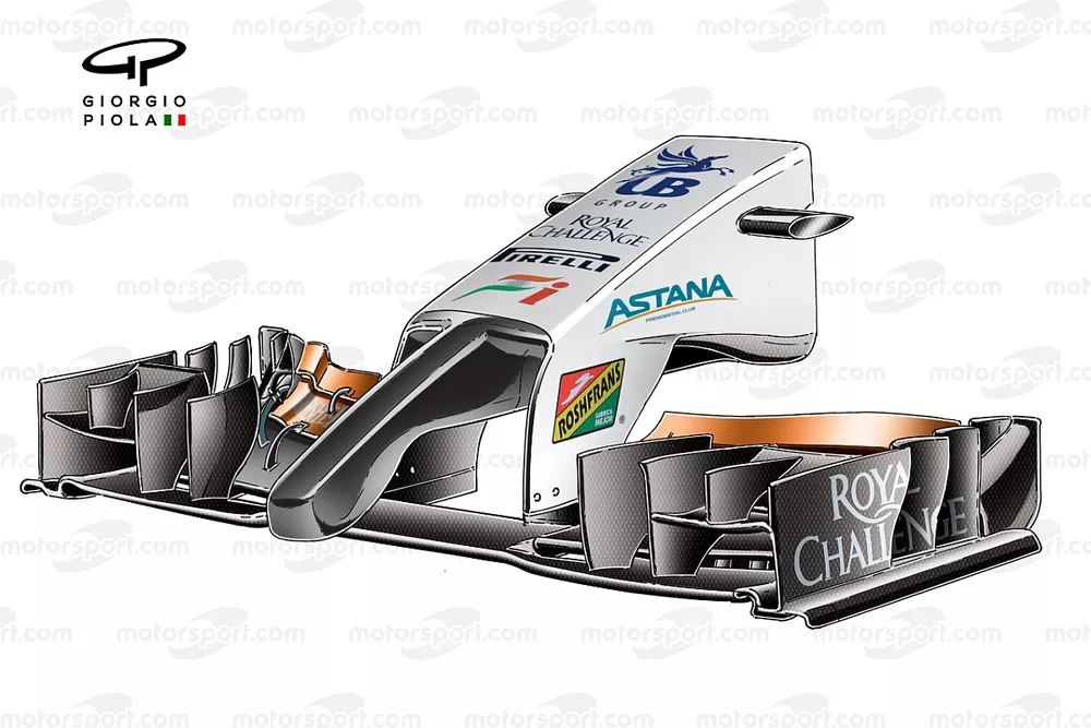 DUPLICATE: Force India VJM07 nose and front wing