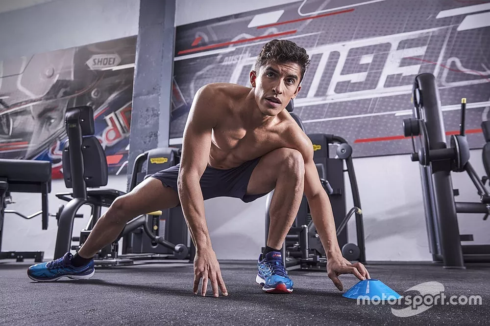 Marc Marquez Entrenando en Cervera, Espa&ntilde;a