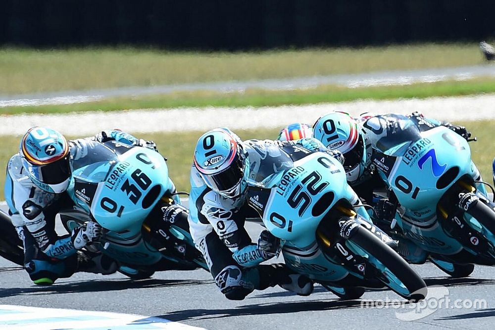 Danny Kent, Leopard Racing, Efren Vazquez, Leopard Racing et Joan Mir, Leopard Racing