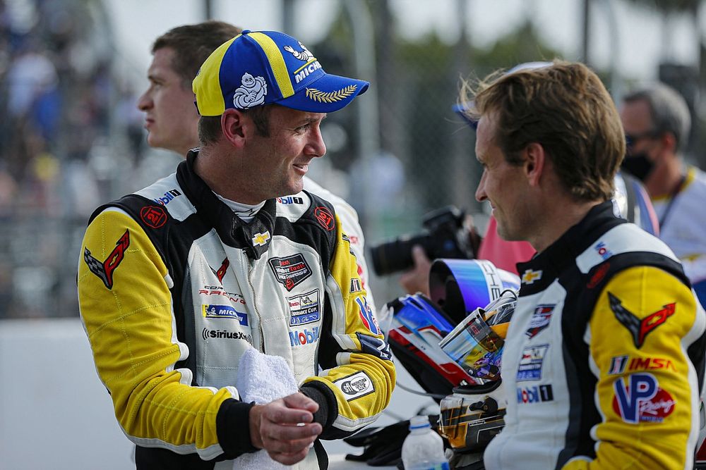 #4: Corvette Racing Corvette C8.R, GTLM: Tommy Milner, Nick Tandy and #3: Corvette Racing Corvette C8.R, GTLM: Antonio Garcia, Jordan Taylor