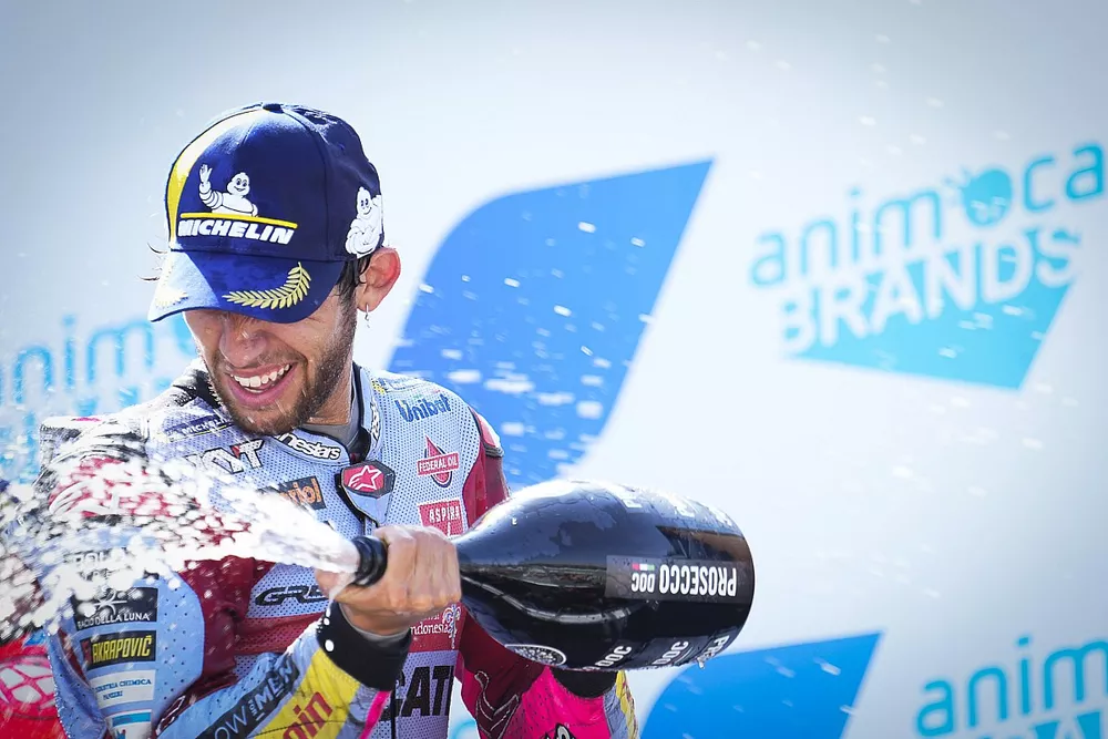 Race winner Enea Bastianini, Gresini Racing