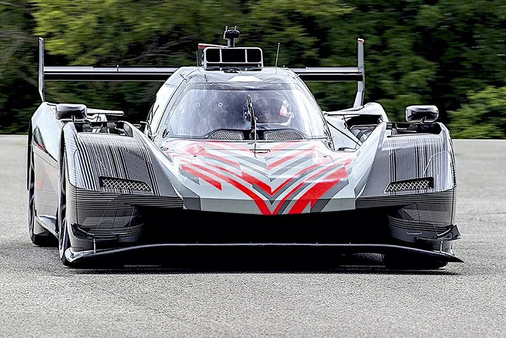 Earl Bamber testing the Cadillac LMDh GTP