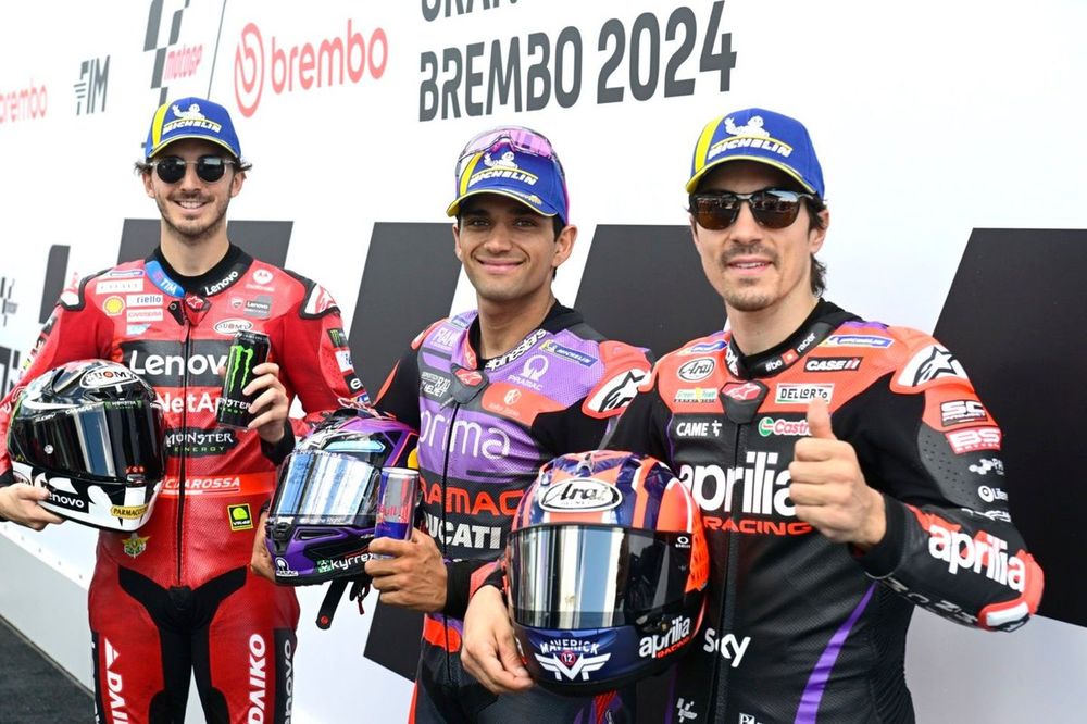Francesco Bagnaia, Ducati Team, Jorge Martin, Pramac Racing, Maverick Vinales, Aprilia Racing Team