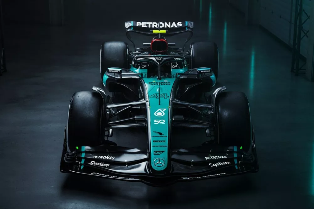 Mercedes W15 special livery  

