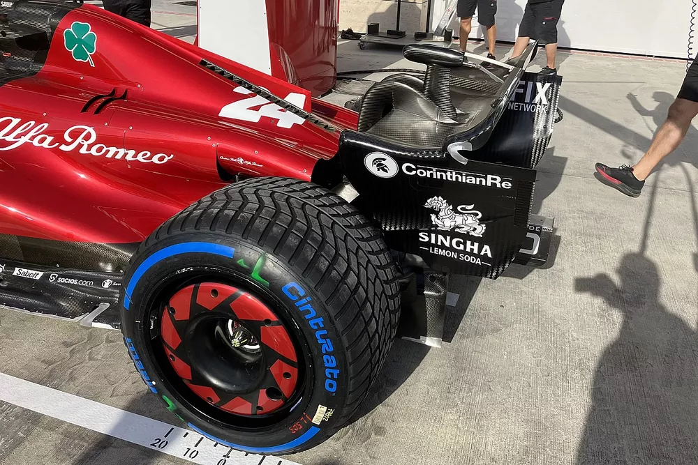 L'arri&egrave;re de l'Alfa Romeo C43 