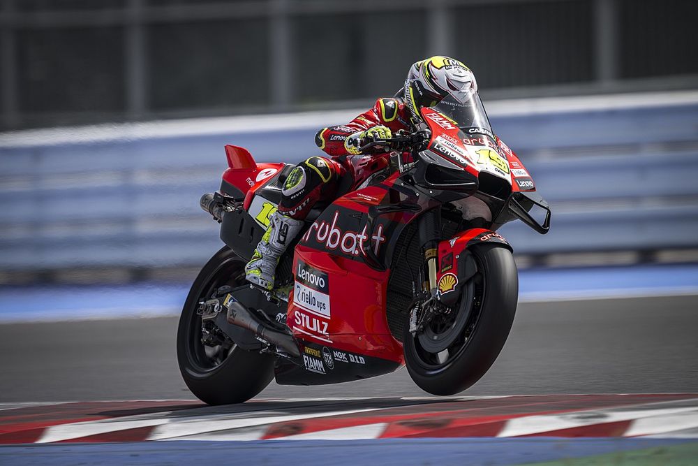 Test de Álvaro Bautista con la Ducati de MotoGP en Misano