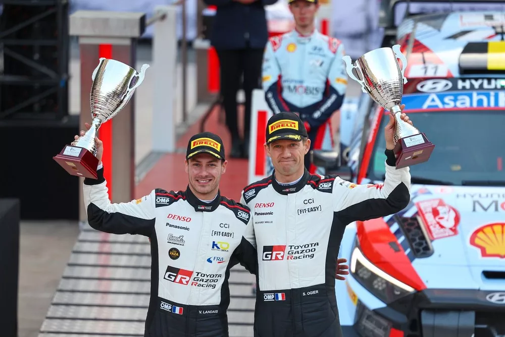 S&eacute;bastien Ogier, Vincent Landais, Toyota Gazoo Racing WRT Toyota GR Yaris Rally1