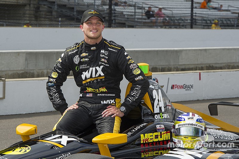 Sage Karam torna alla 500 Miglia di Indianapolis con la Dreyer & Reinbold nel 2019