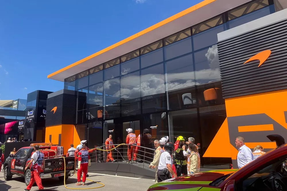 McLaren Konukevinde yangın alarmı