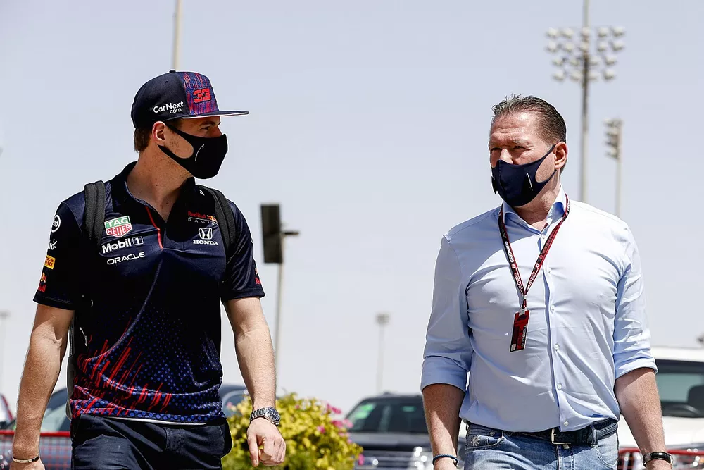 Max Verstappen, Red Bull Racing and Jos Verstappen
