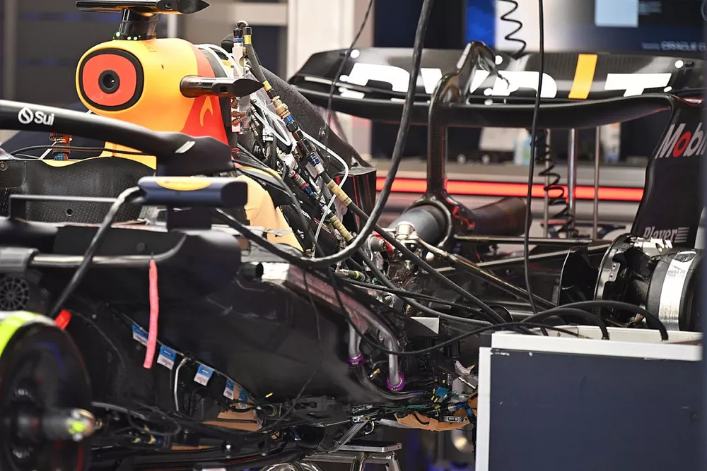 Red Bull Racing RB19 detalle del motor