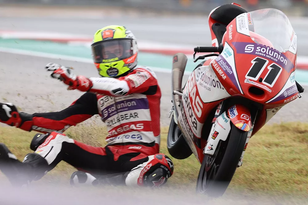Ca&iacute;da de Sergio Garcia, Aspar Team Moto3