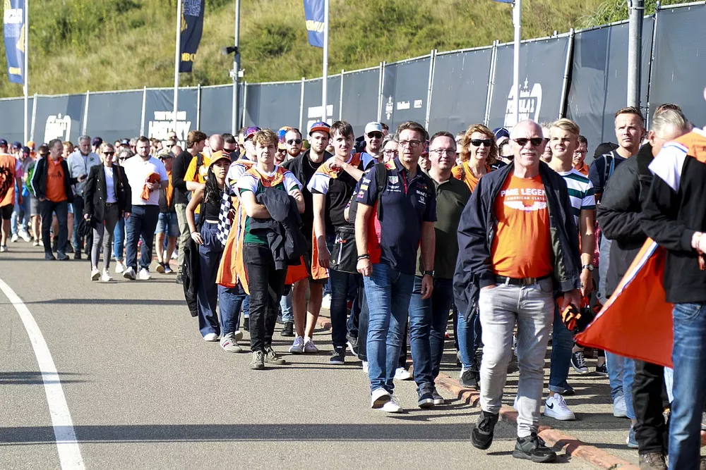 Fans van Max Verstappen, Red Bull Racing