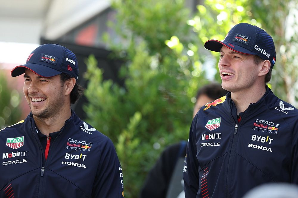 Sergio Pérez, Red Bull Racing Max Verstappen, Red Bull Racing 